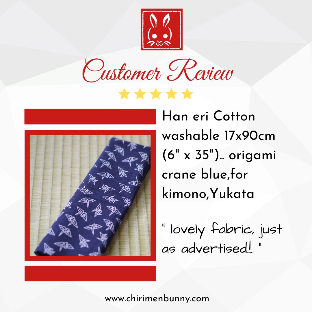 chirimenbunnyjp's tweet photo. Grateful!
Thank a million for the review, Meghann!
Feel free to visit our shop through the profile if you’re interested!
#chirimenbunny #kimono #kitsuke #Japanseitems #yukata #tradition #haneri #kimonotools #kitsukekomono #vintagejapanese #Japanesestyle #maiko #geisha #geiko https://t.co/FhjMhCMYsA