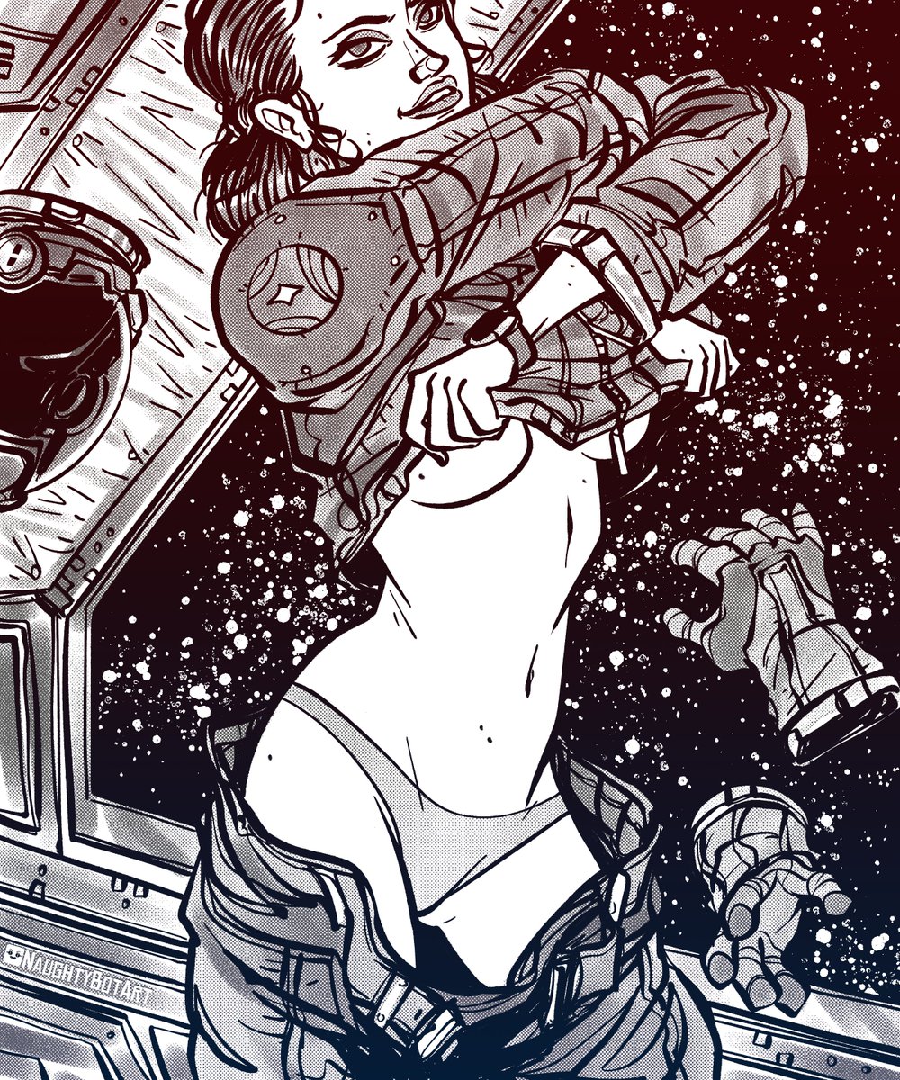 NaughtyBotArt's tweet photo. I've put over 140 hours into #Starfield. I think Andreja is my favorite companion. You? https://t.co/5Y2coo32ui