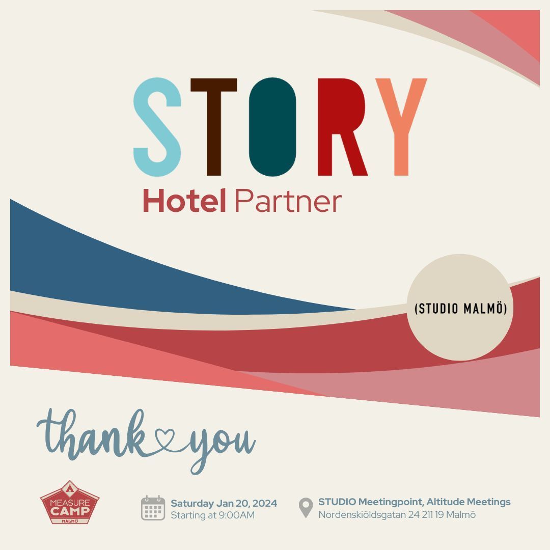 MeasureCampMMX's tweet photo. Good news! Story Hotel, Studio Malmö has partnered with us to get a special room rates for MeasureCamp Malmö attendees! Want to know more? Follow this link for more information: https://t.co/vTs3gFaZEo #MCMalmo24 #MeasureCampMalmo #MeasureCamp https://t.co/JKy3a11xz1