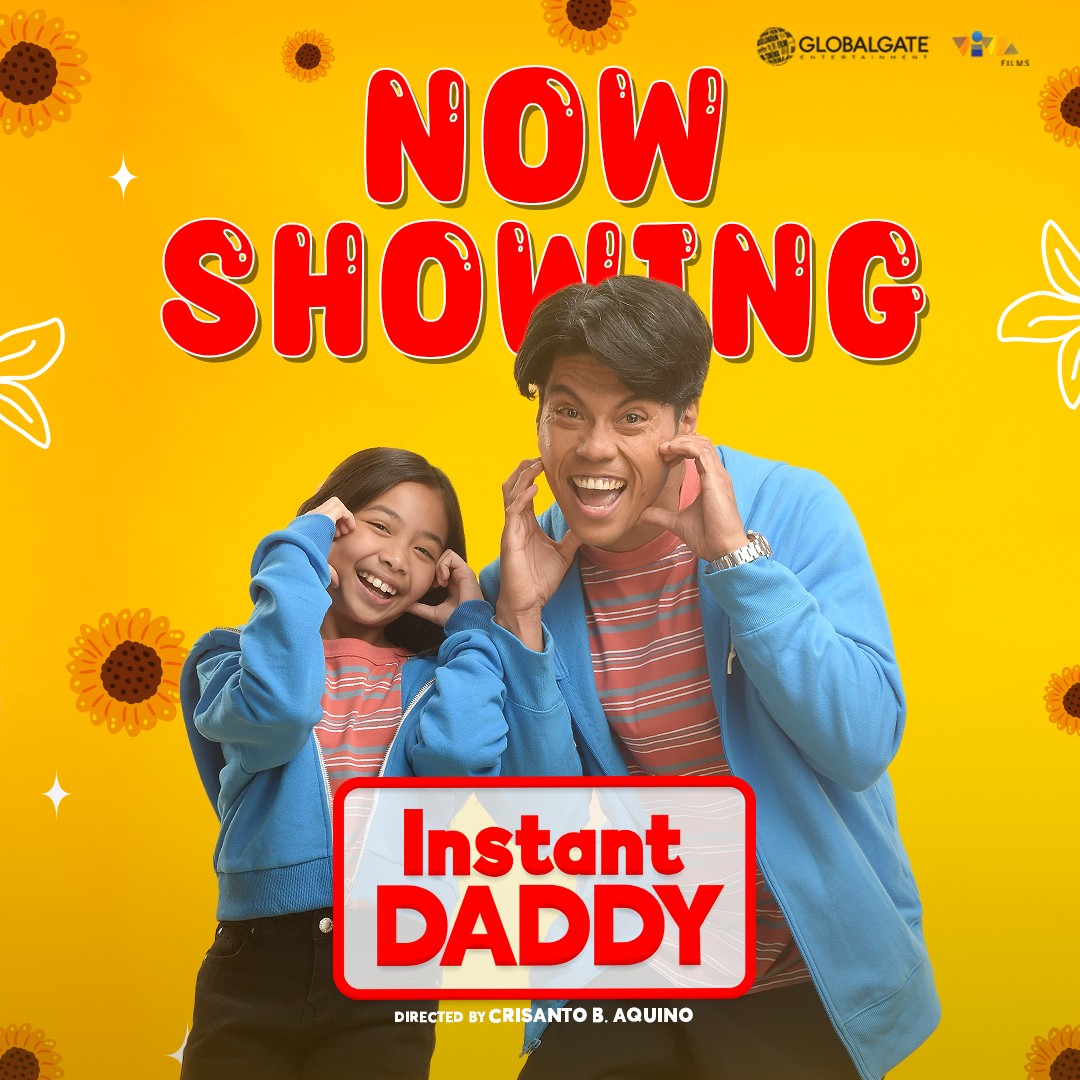 VIVA_Films's tweet image. Mas INSTANT ang FEELS sa sinehan! Kaya ano pang hinihintay niyo? Dalhin na ang buong PAMILYA at BARKADA sa sinehan!

Get your heart stolen in an INSTANT with the film, "INSTANT DADDY"! 
NOW SHOWING IN CINEMAS!

Watch the trailer here: youtube.com/watch?v=WQkcX5…

#InstantDaddy