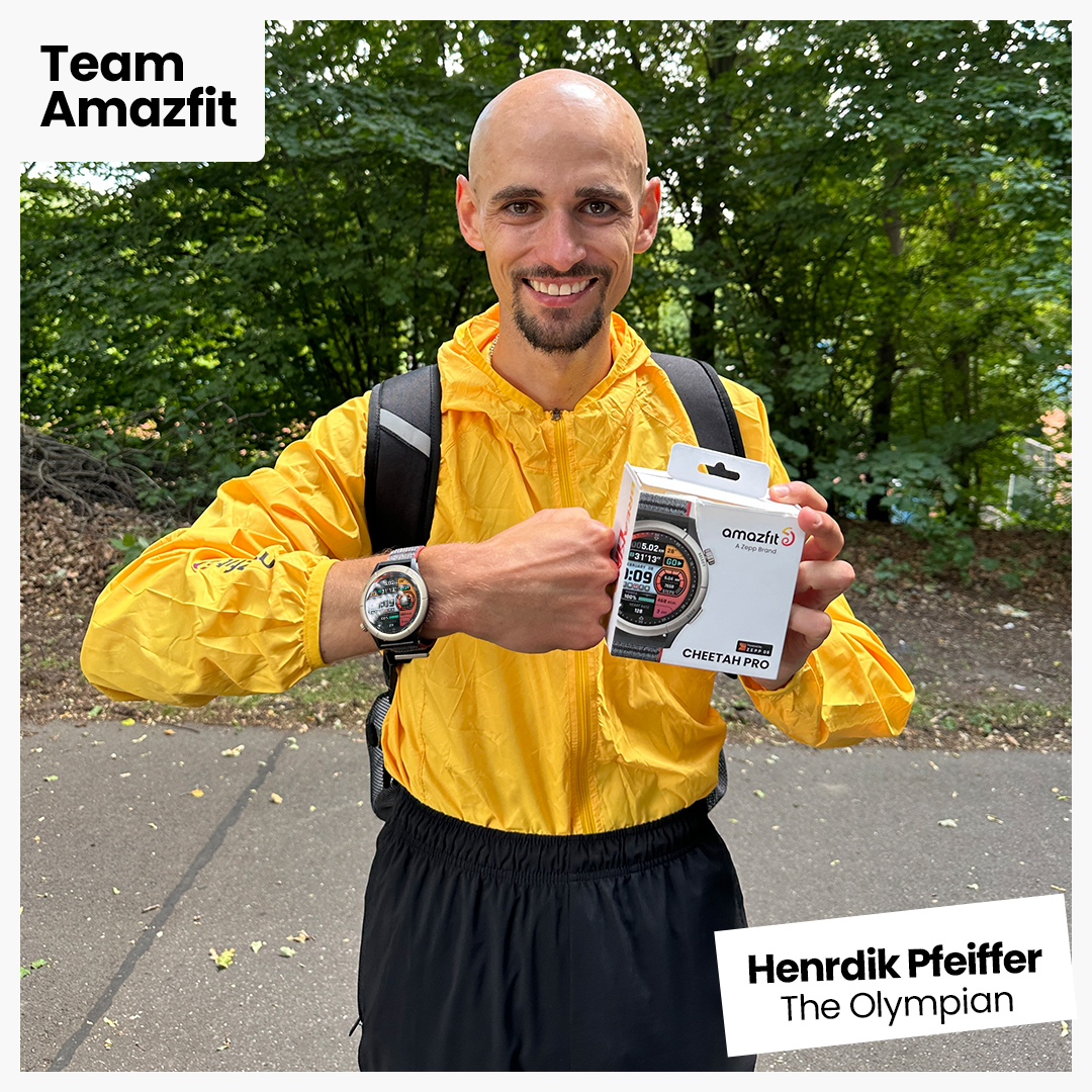 AmazfitGlobal's tweet photo. 🏃 Elevate your run with the #Amazfit #CheetahPro! Consistency is key, and German marathon champion Hendrik Pfeiffer knows it well. Discover his top #RunningTips for staying on track &amp; #BreakingLimits in this blog: https://t.co/yF5UKLdPuk 🌟 #RunLikeAChamp https://t.co/XxKlr0XxbQ