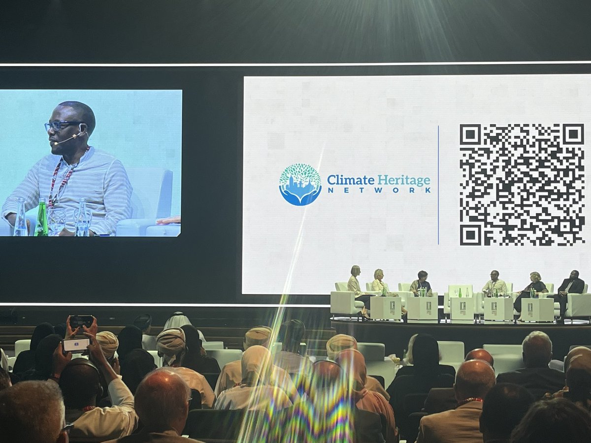 Simon Musasizi #Climate Heritage Network #climatechange #climateactionplan #ICACongressAbuDhabi2023