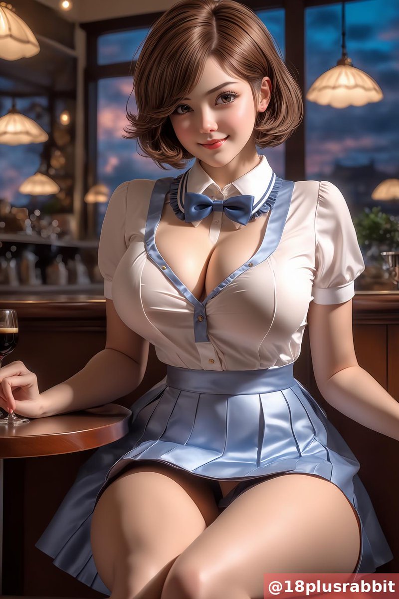 ImagixAI's tweet photo. A girl with big breasts and a blue bow

#bigbreasts #bluebow #wine
#AIart #AIphoto #AIgravure #AIコスプレ #AI美女 #AIグラビア https://t.co/zaNld8HrNX