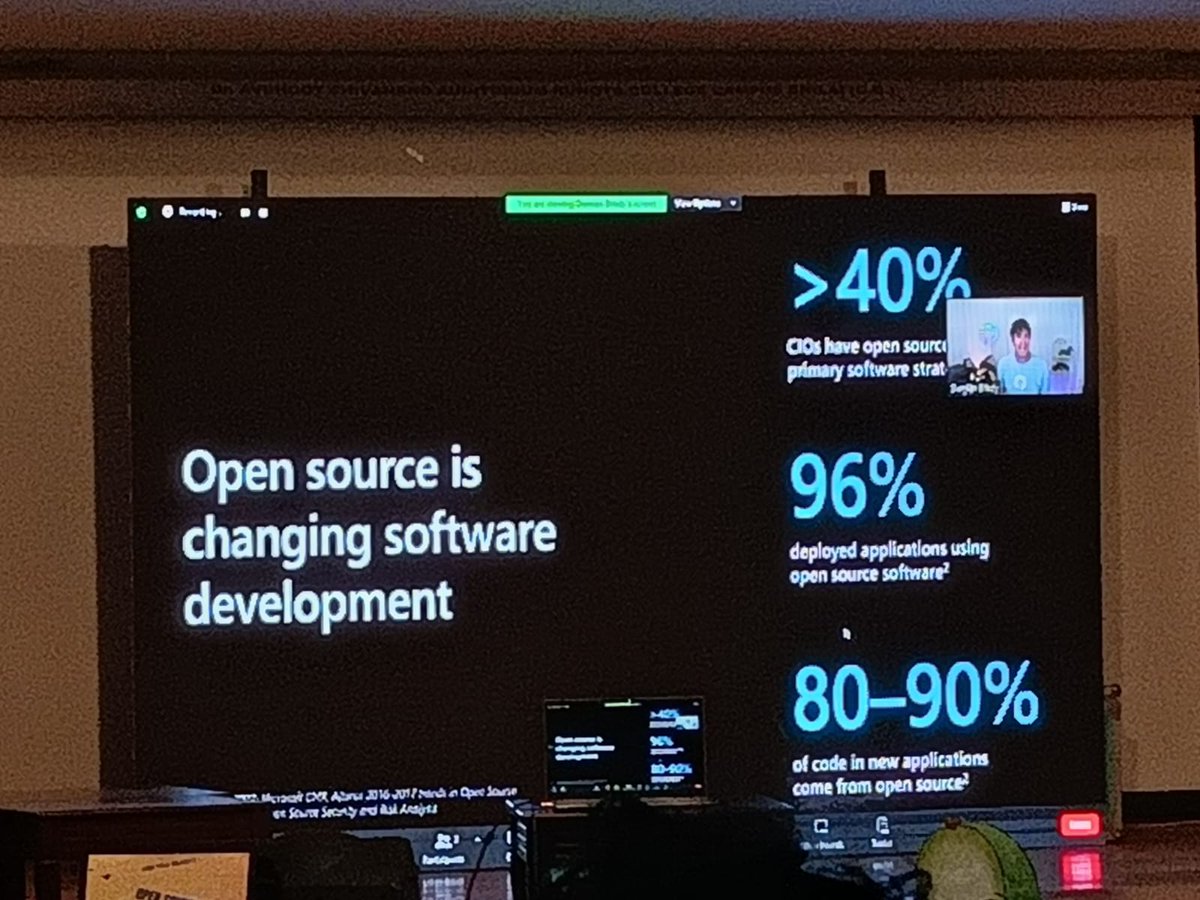 Shuvbhamm's tweet photo. Event get boosted with the energy @damovisa brang to the event π about @Microsoft Open Source Journey π
#OSD2023
#OSDChallenge
#OpenSourceDays https://t.co/Ujk2fBZhJP