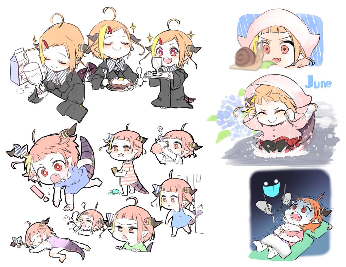 桐生ココ 「#みかじ絵 」|いすか🐉🍕のイラスト