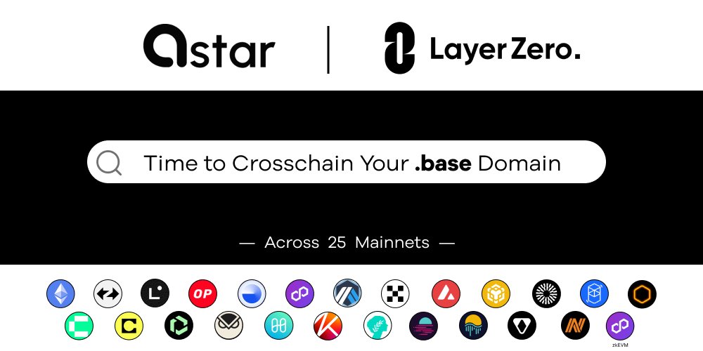 .base (XNAME on Base) (@basensdomains) on Twitter photo 🚀 Ready to enhance your engagement with <a href="/LayerZero_Labs/">LayerZero Labs</a> by using #BaseNS?
🎉 Celebrating <a href="/star_protocol/">Star Protocol is Now XStar (@xstar_id)</a>'s achievement of 25K cross-chain transactions! Let our guide seamlessly navigate you through the #LayerZero universe at app.basens.domains.
👇Tutorial below👇 🚀 Ready to enhance your engagement with <a href="/LayerZero_Labs/">LayerZero Labs</a> by using #BaseNS?
🎉 Celebrating <a href="/star_protocol/">Star Protocol is Now XStar (@xstar_id)</a>'s achievement of 25K cross-chain transactions! Let our guide seamlessly navigate you through the #LayerZero universe at app.basens.domains.
👇Tutorial below👇