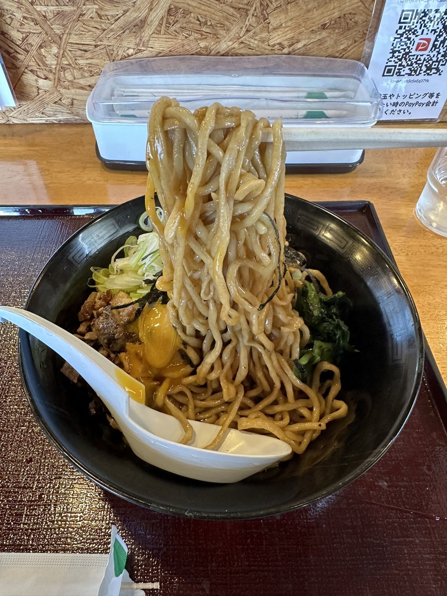 720Nek's tweet image. #ラーメン月輪
#あぶらそば
#山形県
#酒田市