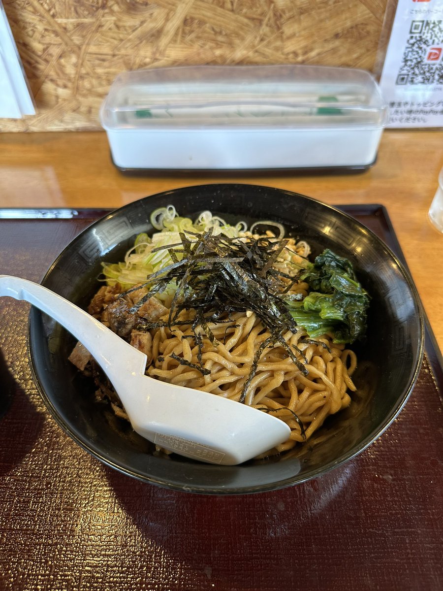 720Nek's tweet image. #ラーメン月輪
#あぶらそば
#山形県
#酒田市