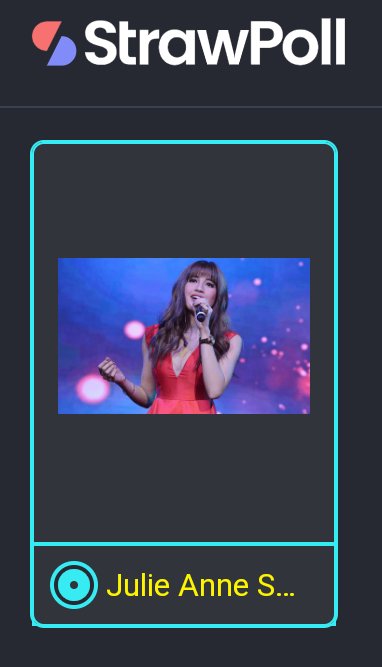 _chooboah's tweet photo. Visit  https://t.co/rdgNdKIDRS and Vote for Julie!🙏❤ as Favorite Singer Of The Year 2023

#JulieAnneSanJose #MyJaps #JulieVer #JULESQUAD #TeamLimitless https://t.co/VBfI65IihG