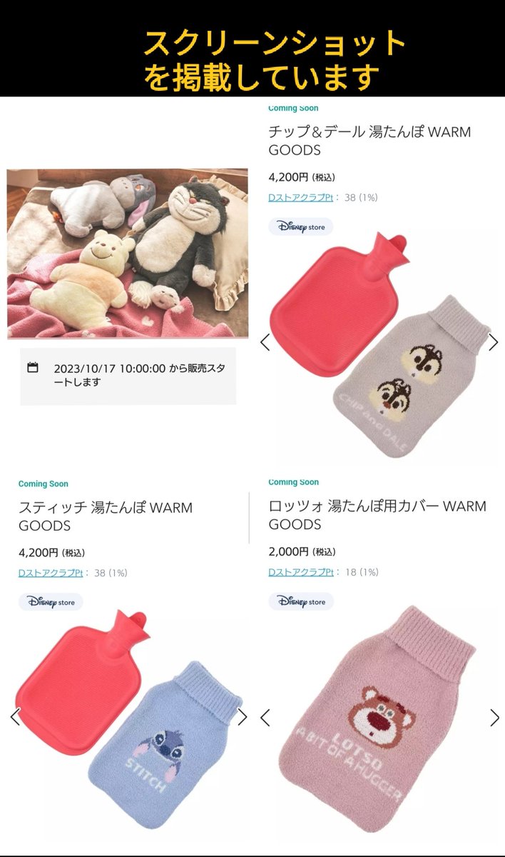 10月17日発売 「ぬいぐるみ」 みたいなカバー付き 湯たんぽ グッズ