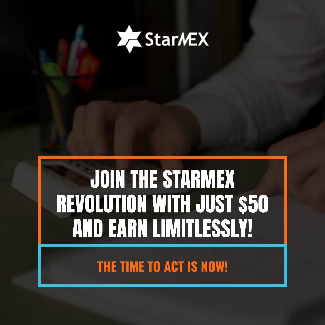 starmexofficial's tweet photo. 🌟 Join the Starmex Revolution with Just $50 and Earn Limitlessly! 🚀

Invest in your dreams and let your #NFT collection flourish. The potential for unlimited growth awaits you. Ready to turn $50 into a thriving NFT portfolio? The time to act is now! ⏳🚀

#nfts #crypto #btc https://t.co/fPwZsTXGjV