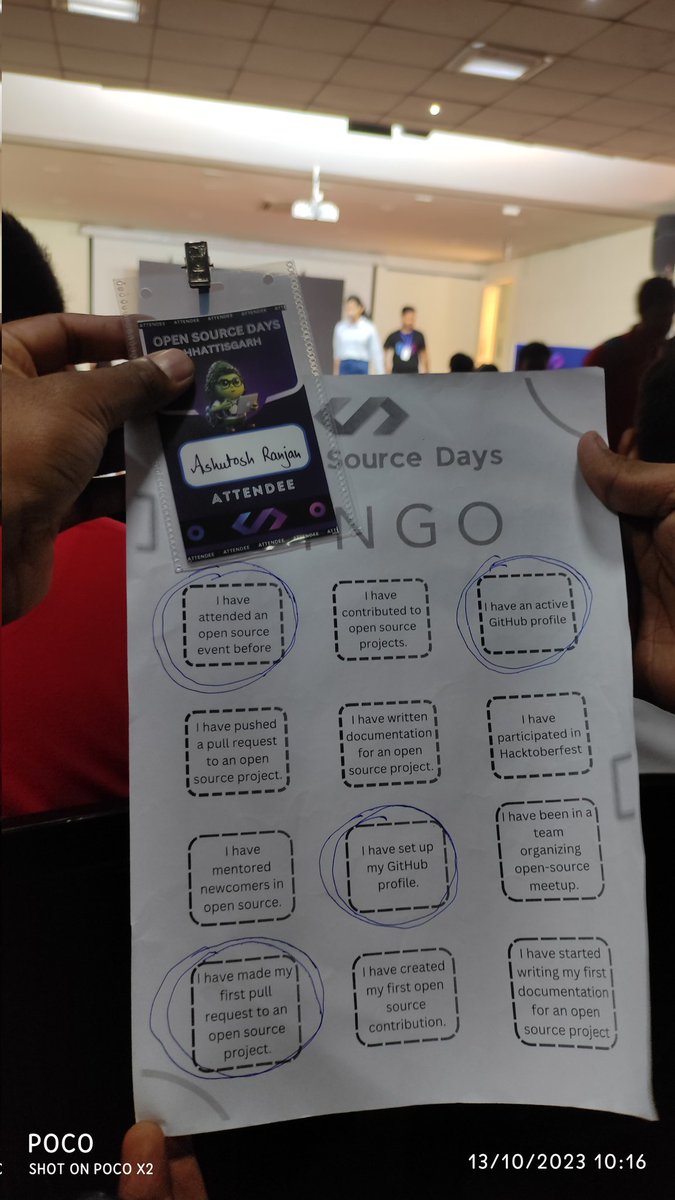 AshutoshRjn's tweet photo. Wow, attending the first-ever open
source day @OSDIndia_ sounds absolutely
incredible! it's going to be an
unforgettable experience. I am very
excited πβ¨
#OSD2023
#opeansourceday
#osdchallenge https://t.co/WWWjXn8dTp