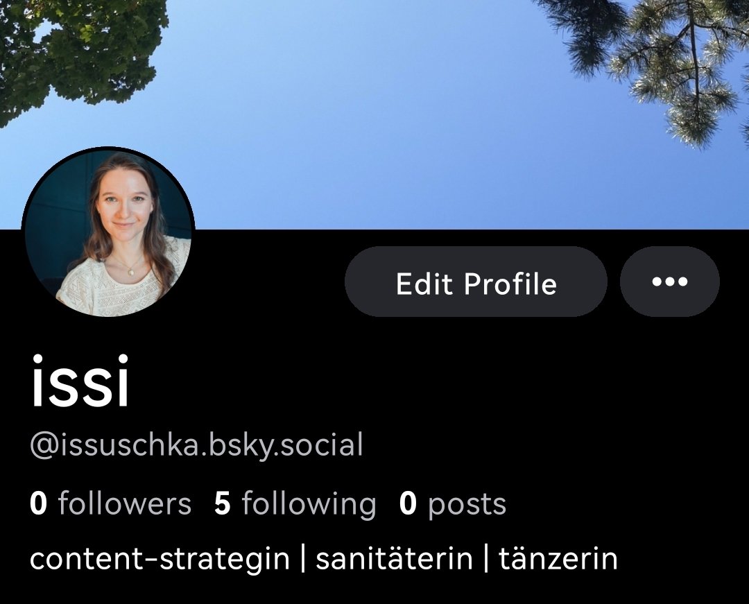 Bin jetzt auch da, wo der Himmel blau ist ✨