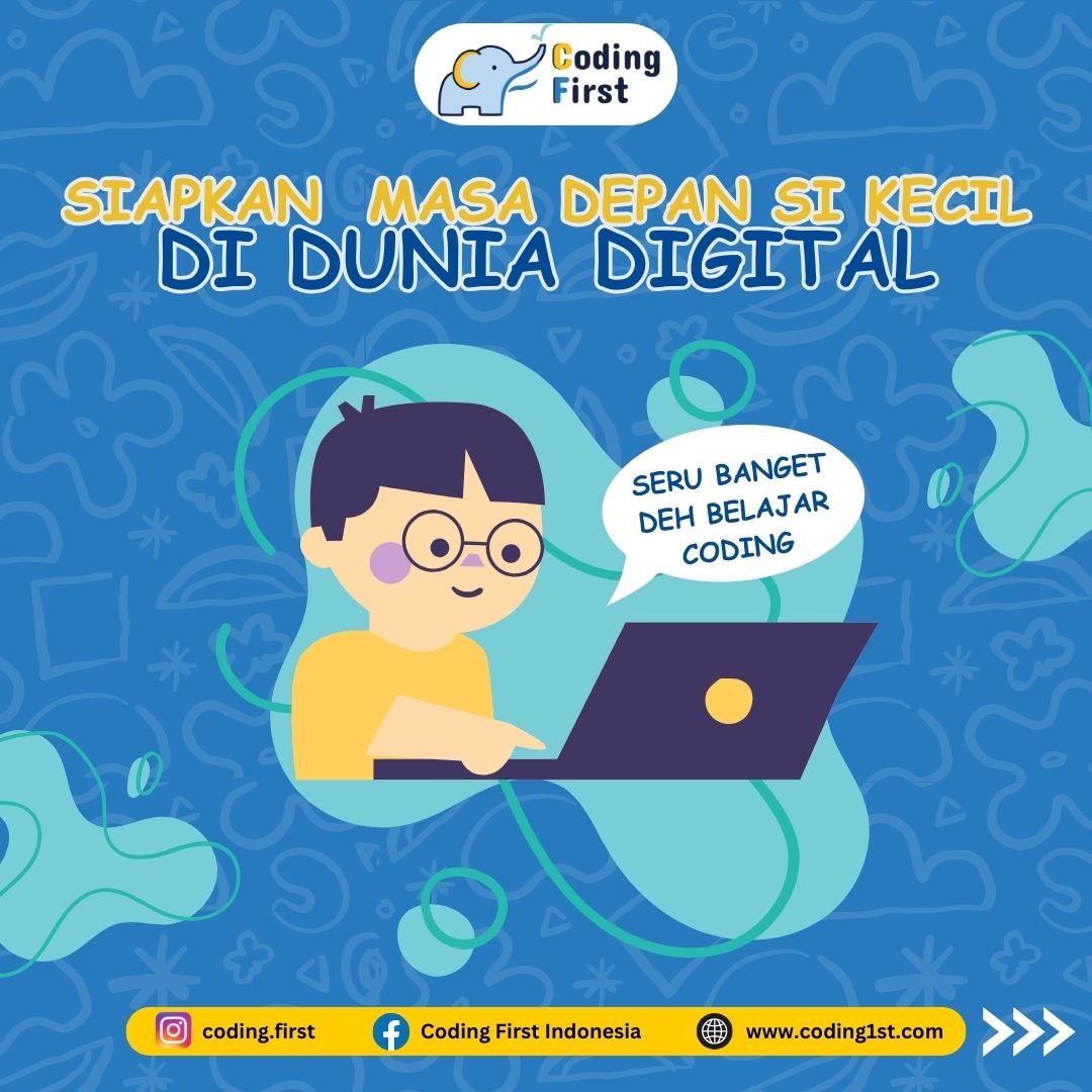 codingfirst_id's tweet image. Ada banyak sekali manfaat yang diperoleh dari belajar coding untuk si kecil. Jadi, ayo persiapkan masa depan si kecil di era digital mulai dari sekarang!
Yuk gabung di Coding First dan pelajari lebih dalam tentang coding!
#codingfirst #purwokerto #lescodinganak #codinglife