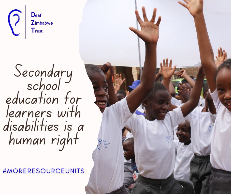 DeafZimTrust's tweet image. This will ensure that learners with disabilities are not lost in transition from primary to secondary school. 

#lostintransition #SDG4 #InclusiveEducation #disabilitymatters