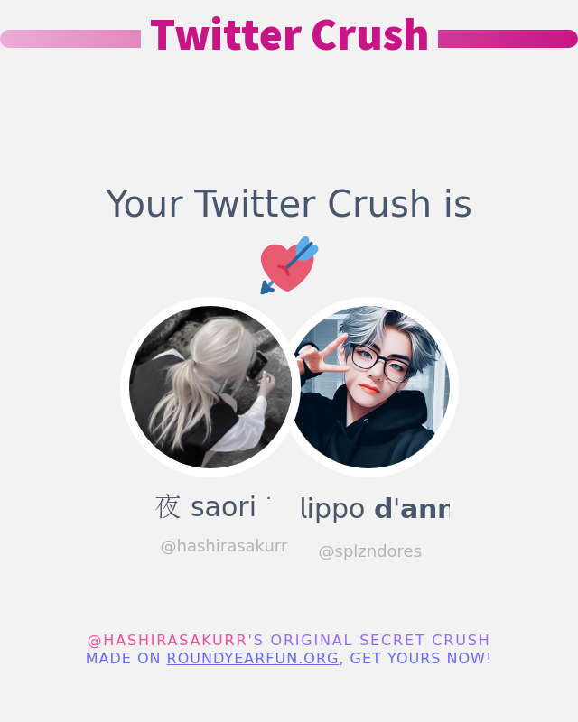 Meu/Minha Namorado/a do Twitter é: @splzndores

➡️ funxgames.me/twittercrush?l…