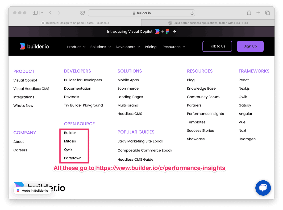 marcenglund's tweet image. Hey @builderio, I just noticed all the #opensource links seem to go to the wrong place. Been there, done that, thought I'd let you know 😉