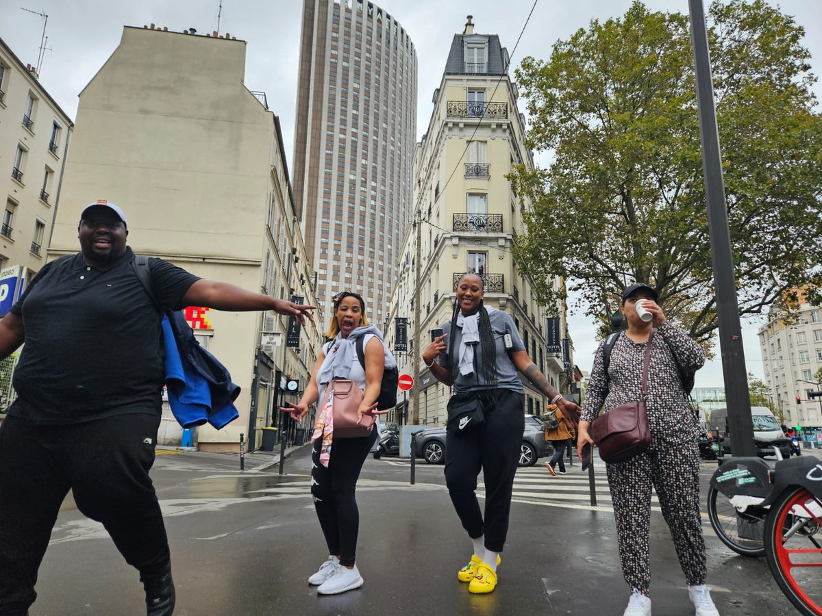 GwijoSquad's tweet photo. After three years of saving...
After three years of planning... 
Months of supporting each other... 

Gwijo Squad has made it to Paris, France to watch &amp; back the Springboks!

France, where can we get beers for €1? 😅

📍#RWC2023

#GwijoSquadAtRWC2023 #GwijoAtTheRugby https://t.co/6Y2ZIN7iAF