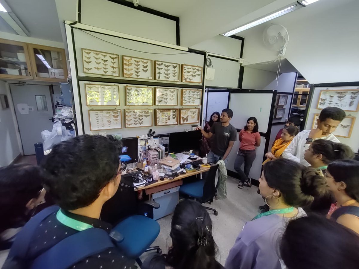 BLiSC_India's tweet photo. https://t.co/IfSZkeCUpj Environmental Science students at @MITWPUOfficial, Pune visited @krushnamegh and Sanjay Sane's labs @NCBS_Bangalore and @TIGS_India 's #insectary facility, to learn about their #research on vector #diseases using #environment surveillance methods. https://t.co/OVQiGYfpyM