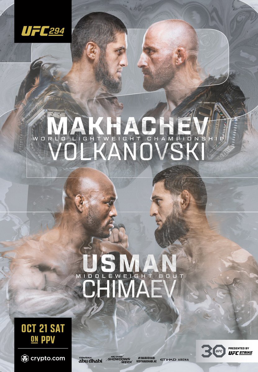 Rate the new #UFC294 poster out of 10?🤔
