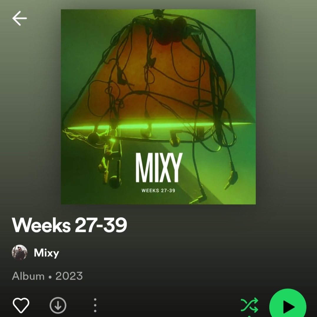 I might have mentioned it before,but me and <a href="/JuxtaProducer/">Juxta</a> have dropped a song every week this year, and then dropped on distrokid in album batches of 13. Here's the 3rd album of the year. The 4th is underway