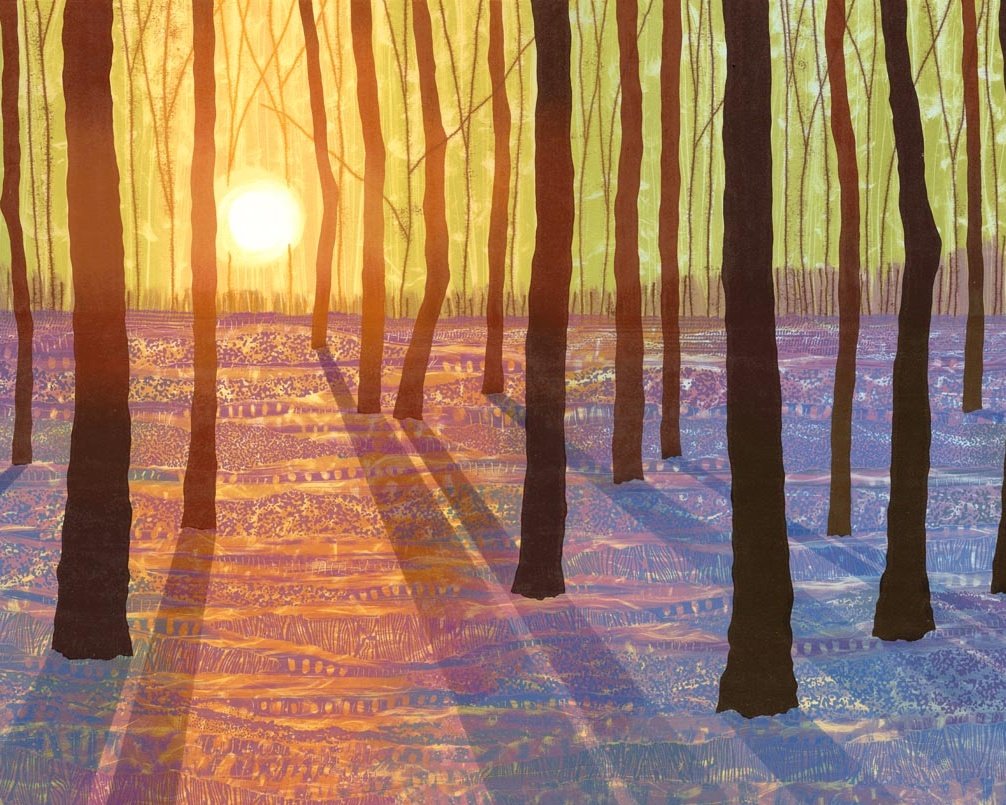 Contemporary Northumberland printmaker Rebecca Vincent #WomensArt