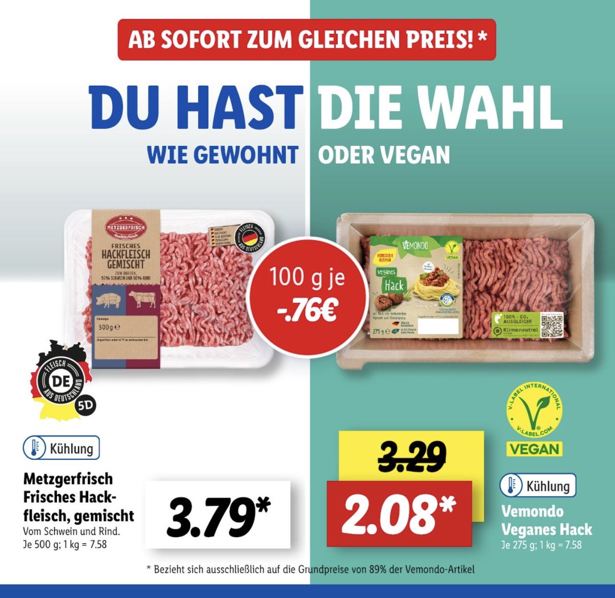 KEINE AUSREDEN MEHR! lasst die tiere in ruhe und go vegan 🌱 *wobei das auch vorher keine ausrede war, es kann ohne probleme und gesund vegan gelebt werden ohne teure ersatzprodukte (und es gibt mittlerweile auch fast überall günstige ersatzprodukte von den eigenmarken)