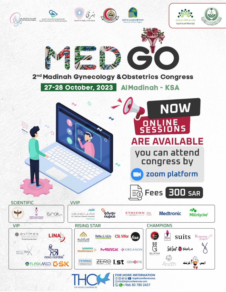 MedGoSA's tweet image. 🩺 Exciting News!

🌐 Introducing MEDGO 2 virtual conference option . 😍😍

Join us for "16 CME" hours, covering the main hall lectures, from the comfort of your home or office.

Access cutting-edge medical knowledge. 📚💻

Register NOW 👇
tophconferences.com/rmedonline/