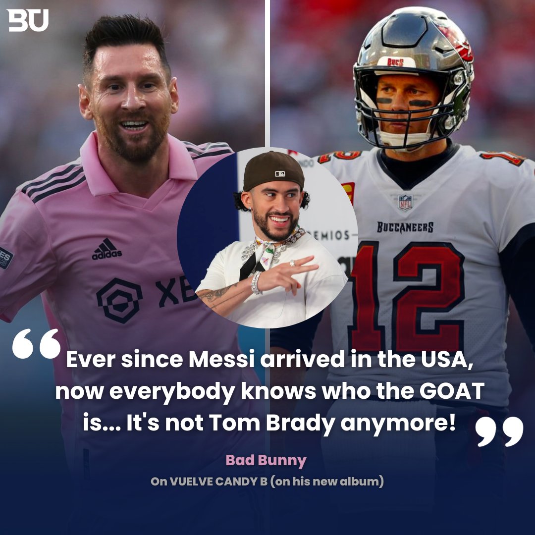 Bad Bunny says that Leo Messi is the GOAT on his new album.