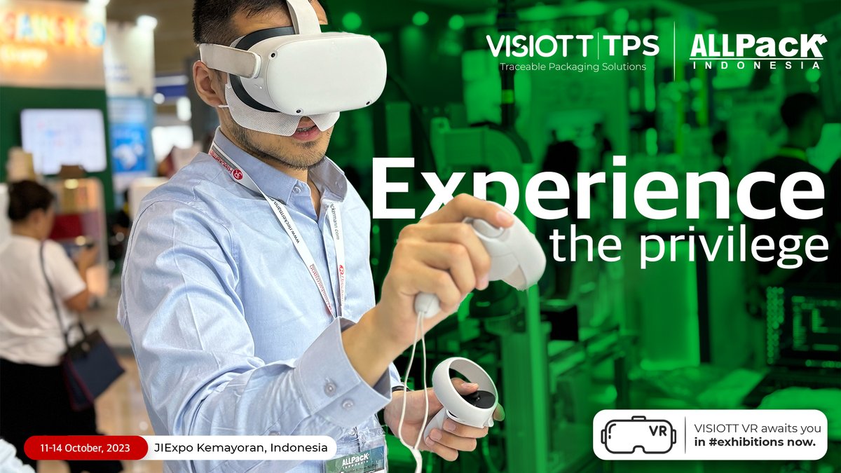Visiotracktrace's tweet photo. 🌏 Day 2 is over at #ALLPackIndonesia

The annual gathering for the #pharmaceutical, #food and #cosmetics #industry turns into a memorable event with the contribution of all attendees.

https://t.co/XQvQxw4iAd https://t.co/VdBptDxeGU