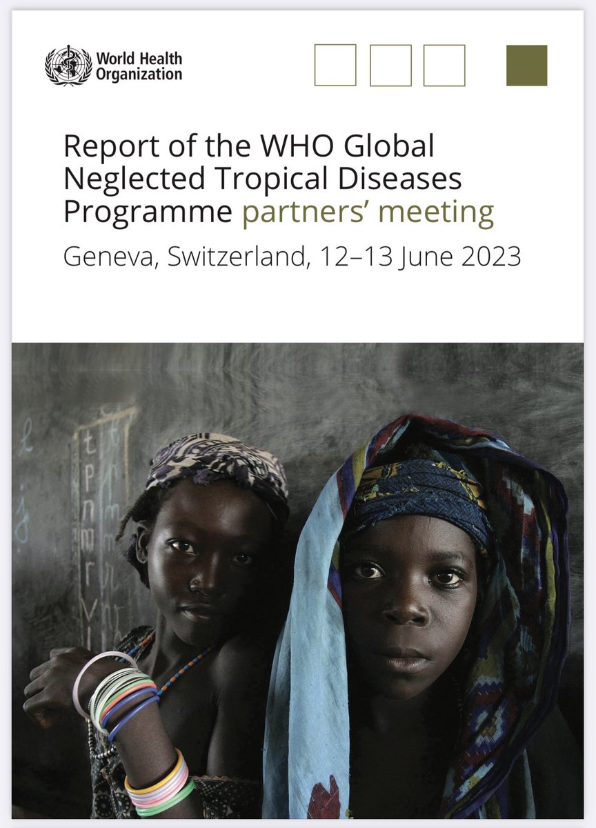📚Now online, the Report of the <a href="/WHO/">World Health Organization (WHO)</a> Global Neglected Tropical Diseases Programme partners’ meeting: Geneva, Switzerland, 12–13 June 2023

who.int/australia/publ…