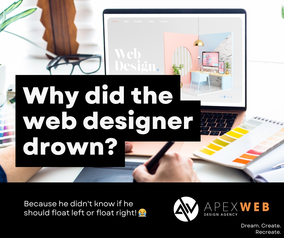 ApexWeb_Design's tweet image. Little tech joke right here! Follow us for more Friday Funnies! #FridayFunny #WebDesign
#ResponsiveWebDesign
#WebDevelopment #IrishWebDevelopment