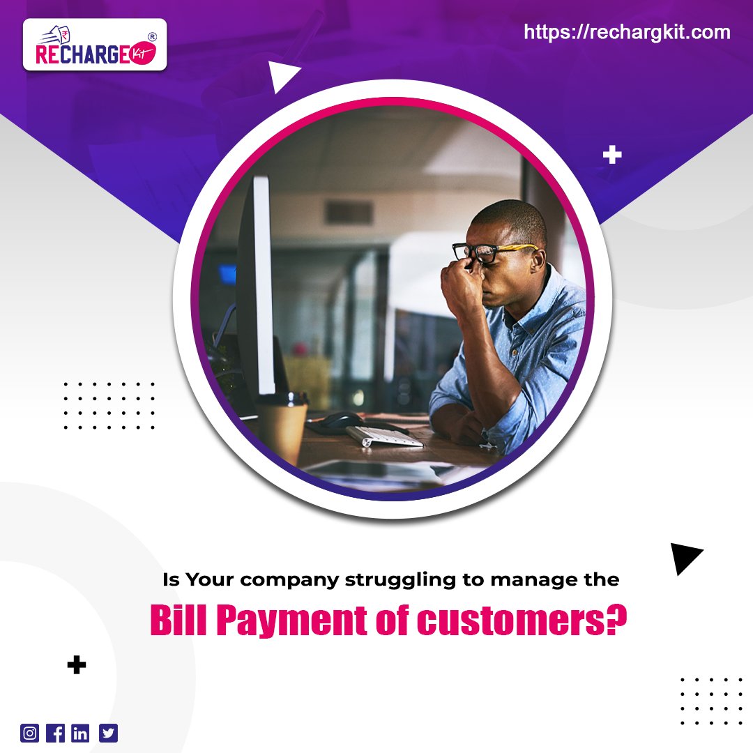RechargeKit's tweet image. 📢 Struggling with Bill Payments? Explore Rechargekit!

Is your company facing challenges with bill payments? Discover the seamless solution with  RechargeKit API. Simplify and streamline your payment process today. 💳🚀

 #BillPayments #RechargeKitAPI #payments #recharge