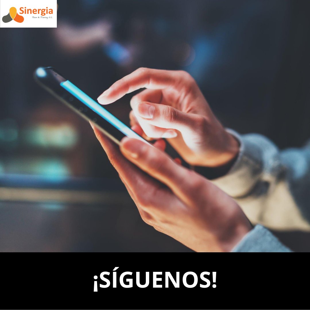 ¿Te gustaría estar al tanto de todos nuestros cursos, noticias y novedades? ¡Síguenos en nuestras redes sociales!

✖<a href="/SinergiaTT/">Sinergia T&T</a>
📸@sinergiateamtraining

#sinergia #formación #cursos