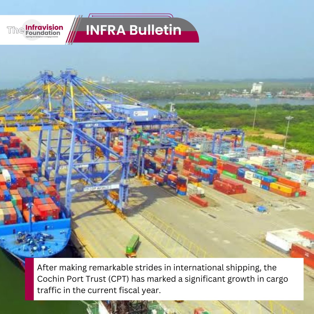 TheInfravision's tweet photo. From arrangements for the World Cup to cargo traffic, we are back with the latest #InfraBulletin to keep you updated.
#infrastructure #IndianInfrastructure #Infravision #WorldCup2023 #CargoShipping #CochinPortTrust #ArunachalPradesh #SetuBandhanScheme https://t.co/WDnvMYkV5m