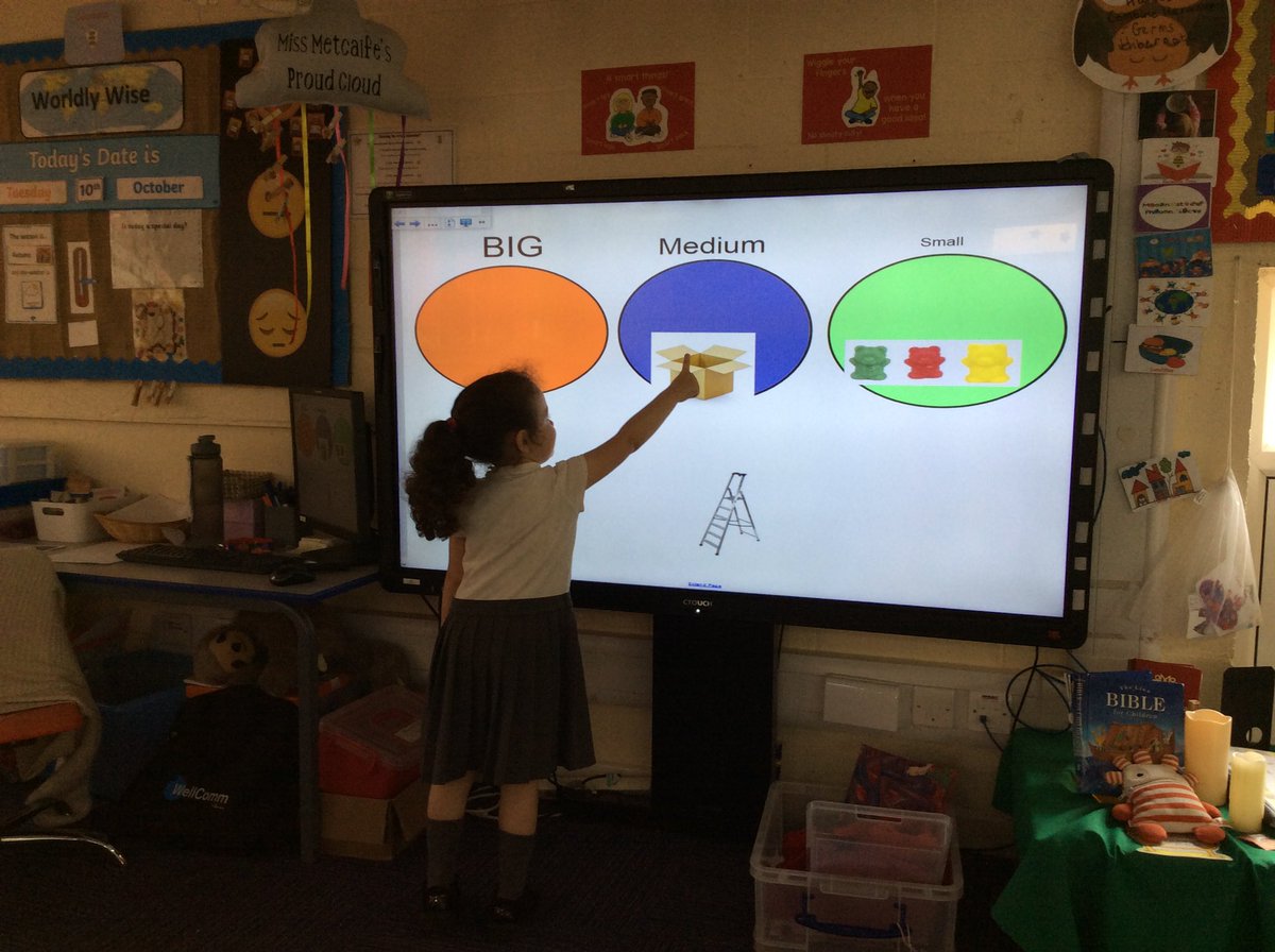 HasNursery's tweet image. We have been size sorting objects and animals into Big, Medium and Small! 🐘🦮🐭

Just like out story of #GoldilocksAndTheThreeBears 

#MagicMaths