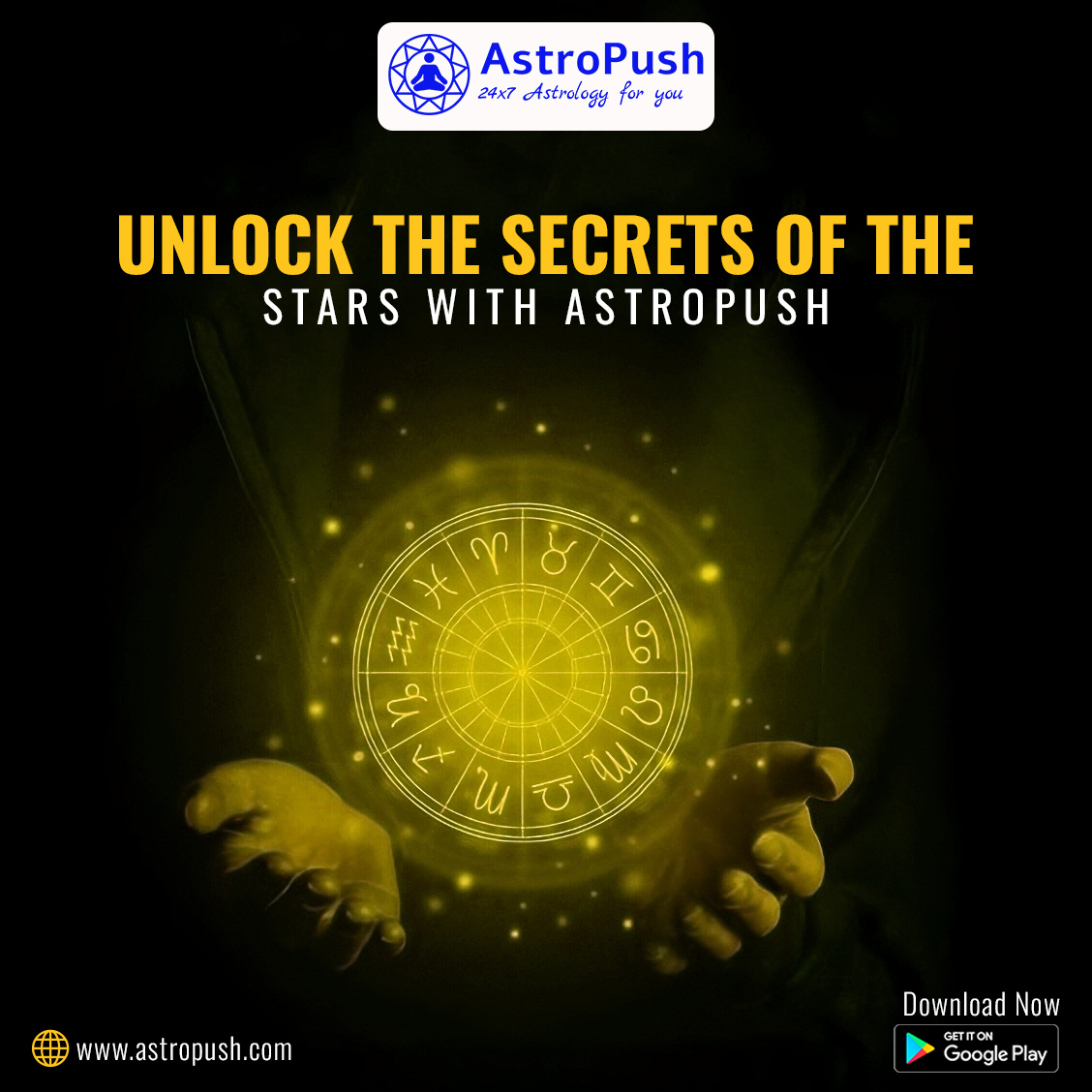 AstroPush's tweet image. Begin your journey to self-discovery with AstroPush's expert astrologers. Explore Vedic Astrology, Nadi, Tarot Card Reading, and more. 

Book your first consultation today!
astropush.com

 #AstroPush #bestastrologyapp #bestastrologyappinindia #Astrology #SelfDiscovery