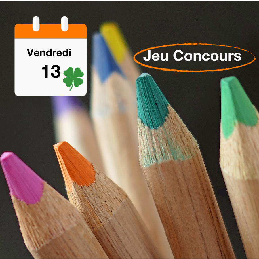 OrangeCVL's tweet photo. [ JEU CONCOURS 🍀 ] 

📆 Vendredi 13, c'est votre jour de chance ! 
Pour tenter de gagner une trousse de coloriage écoresponsable : 

👉 RT ou Repost + follow @OrangeCVL 

TAS le 16/10, bonne chance à tous ! 🤞 https://t.co/vpx4gqVozn