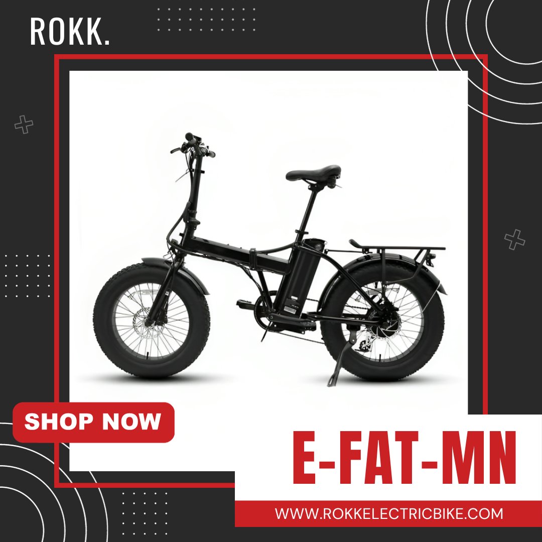 'The 20' Fat Tire Model E-FAT-MN E-Bike '
.
.
Shop Now!
.

Visit Our Website:
rokkelectricbike.com
.
.
#Ebike
#ElectricBike
#BikeLife
#Cycling
#RideElectric
#EbikeAdventures
#GreenCommute
#SustainableTransport
#EcoFriendly
#PedalPower
#BikeEverywhere
#CleanEnergy