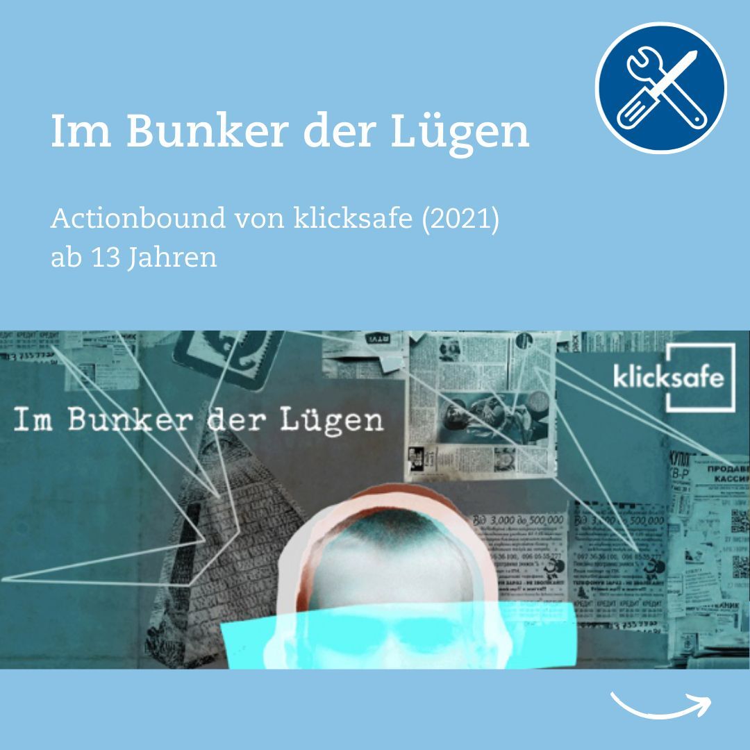 Der Tool-Tipp-Freitag geht mit einem dritten Teil zum Thema #FakeNews und Co. in die finale Runde. Mit dabei sind verschiedene Spiele, die das Thema (medien-)pädagogisch aufarbeiten. 🗣⚙️

#Tools
#ToolTippFreitag