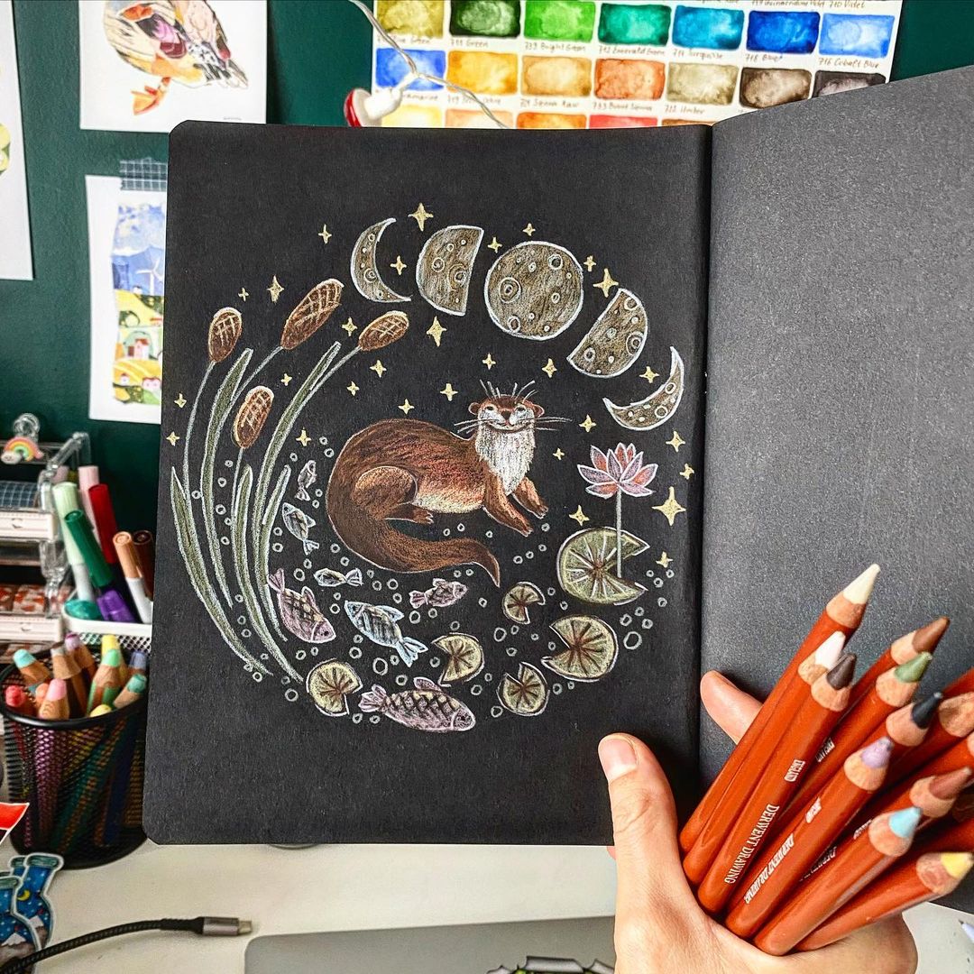 Derwent Art (@derwentart) on Twitter photo The colour palette of Derwent Drawing Pencils takes you right back to nature. The texture and the pencil’s extra wide colour strip are perfect for building up dense fur. 🌳 ✏️ 🐾
They have been hailed as 'otterly brilliant' by many!
Credit: <a href="/stad_art/">Artie Stadick</a> #KeepDiscovering The colour palette of Derwent Drawing Pencils takes you right back to nature. The texture and the pencil’s extra wide colour strip are perfect for building up dense fur. 🌳 ✏️ 🐾
They have been hailed as 'otterly brilliant' by many!
Credit: <a href="/stad_art/">Artie Stadick</a> #KeepDiscovering