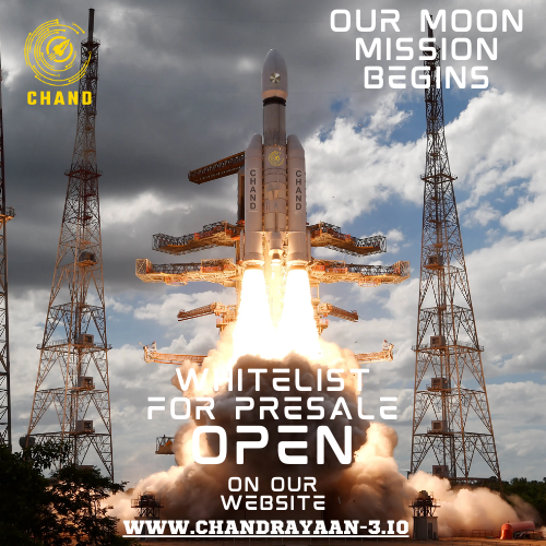 chandcoin's tweet photo. Dear Astronaut's, The Presale whitelist Application form is now open, please click here to go to our website https://t.co/zDolkKOLHW.   Please retweet this post and paste the link on the application form. https://t.co/zb6UmbJMRx