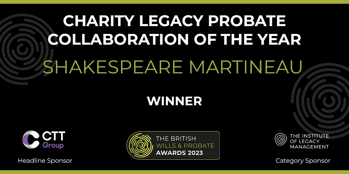 We are over the moon to have received the Charity Legacy Probate Collaboration of the year award.

We are also grateful to have been highly commended as a Solicitor Firm of the Year - Midlands.

#BWAPAwards2023 #Probate #LegalAwards