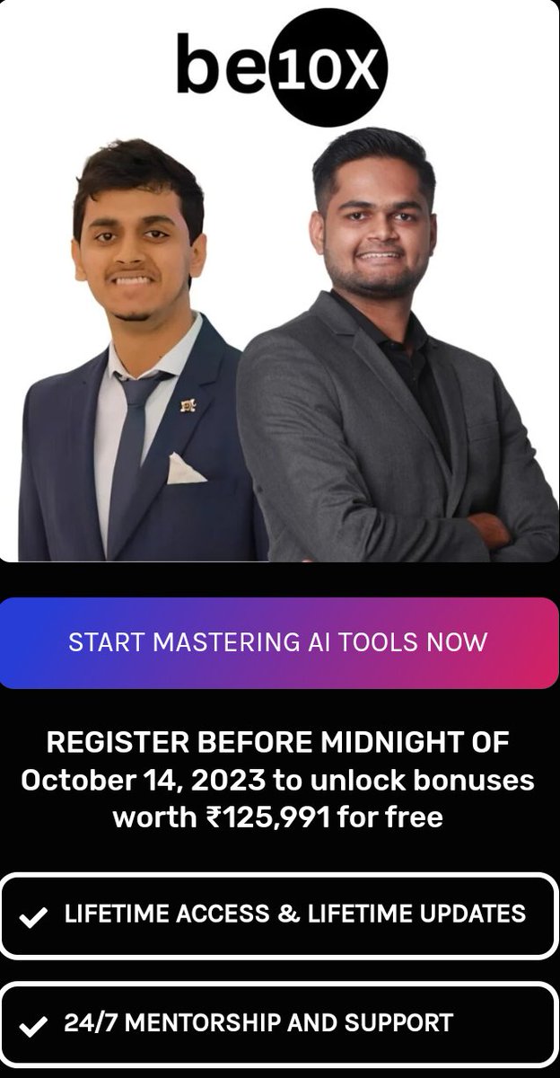 solforlife27's tweet photo. Time to enhance your skills up A.I tool or get eradicated from the system in the years to come.

Great deal and great opportunity. Don't waste time and grab it.
.
Link - https://t.co/hUvrTaziFr https://t.co/rXfVE9ZxX2