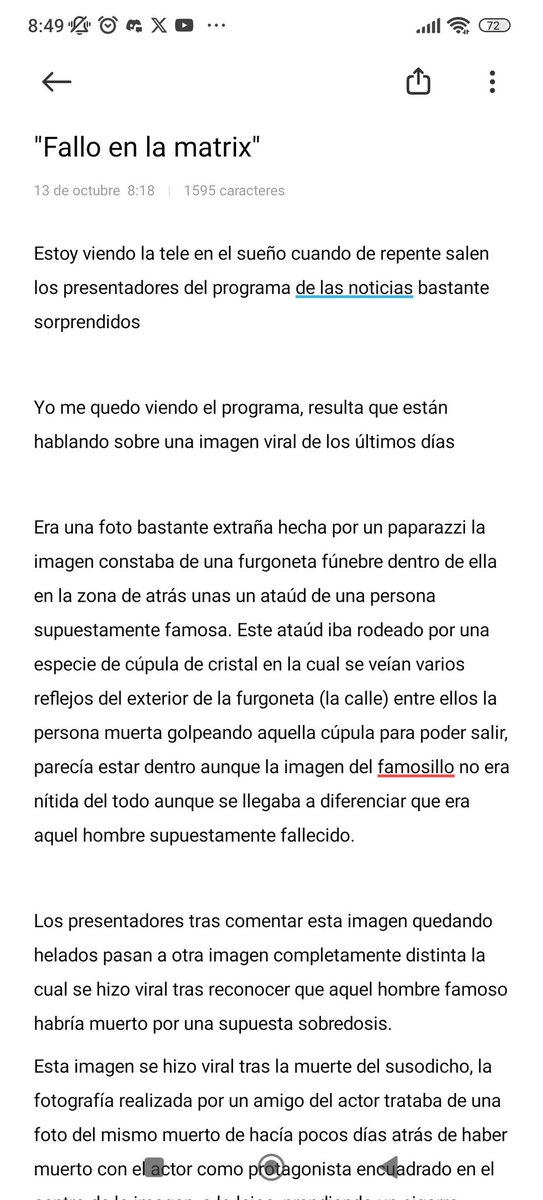 LaRataEdgy's tweet photo. Estás imagenes con mi experiencia en eso que parecía ser un desdoblamiento, esa sensación de pesadez que pasé dos veces... Que opináis..

#paranormal #miedo #terror #sueño #sueñoparanormal #experienciaparanormal #viajeastral #muerte #bilocacion #Trascender https://t.co/Y0EYqEkaJ8