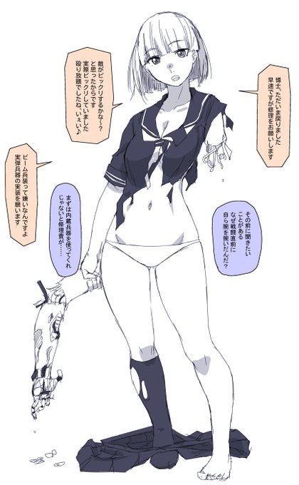 うちの戦闘用武装JKアンドロイドがちょっとおかしい 