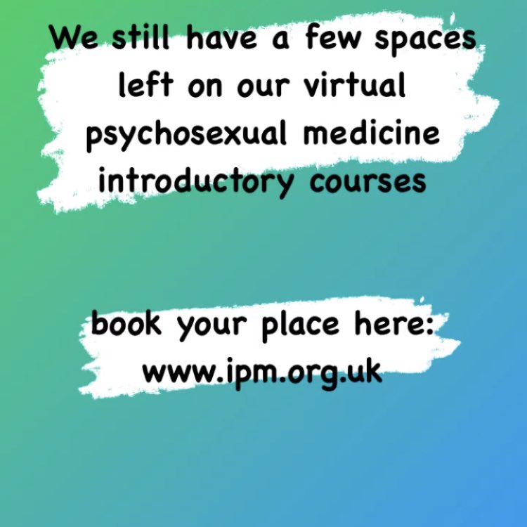 NEW term of introductory courses start 15th October & 18th October. ipm.org.uk/training/sched…