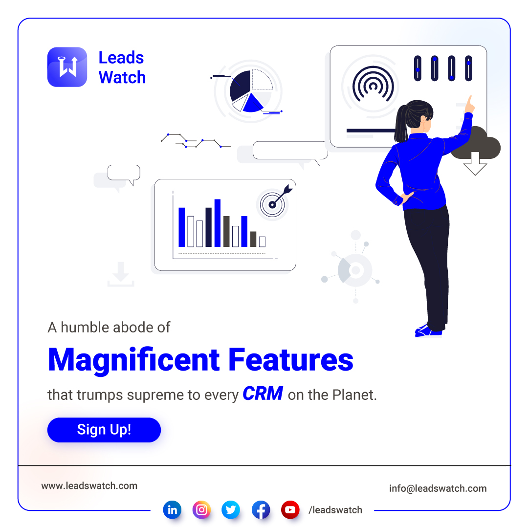 Leadswatch is the humble abode of magnificent features that trumps supreme to any other lead management CRM on this planet. Sign up to Leadswatch today and be among the elites who capture and manage their leads like professionals. linkedin.com/feed/update/ur…