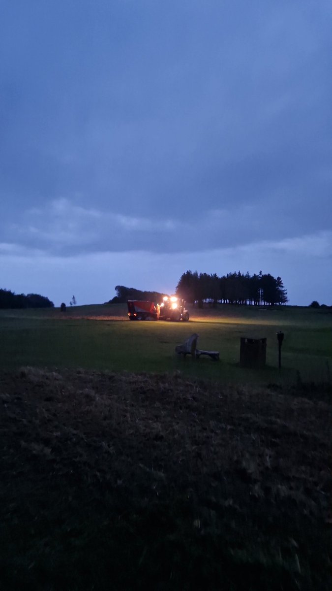 Getting the long rough cut <a href="/goodwood_golf/">Golf At Goodwood</a> in the drizzle #thedownscourse #tractor #longrough