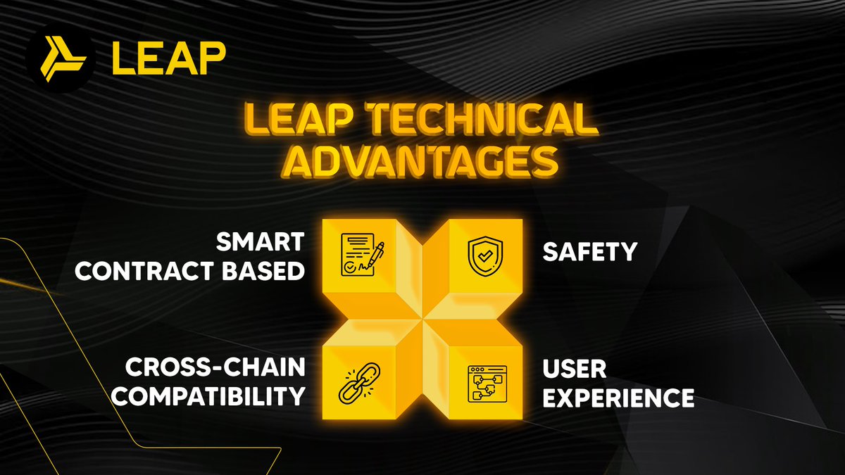 LeapLaunchpad's tweet photo. 🌟 Discover the power of Leap! 🚀
⚡️With its smart contract foundation, top-notch security, cross-chain adaptability, and seamless user experience, it's leading the way in tech innovation. 🌐
#LeapLaunchpad #TechAdvantages #Blockchain #Innovation https://t.co/hE71jELK3T